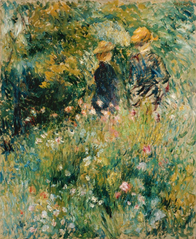Conversation dans un Jardin de Rose à Pierre-Auguste Renoir