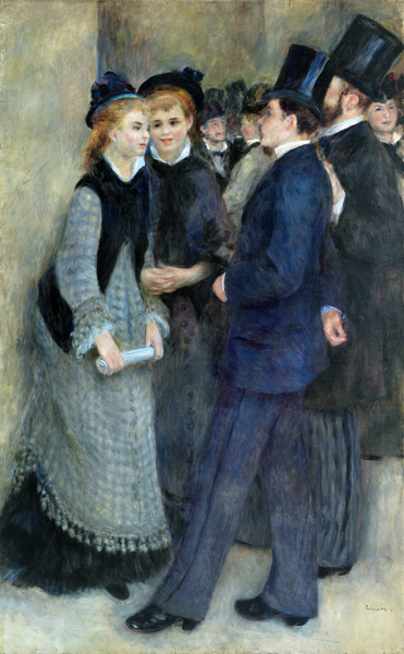 Renoir /La sortie du Conservatoire /1877 à Pierre-Auguste Renoir