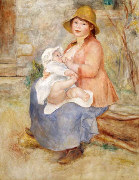 A.Renoir / Mother s Joy (Breastfeeding) à Pierre-Auguste Renoir