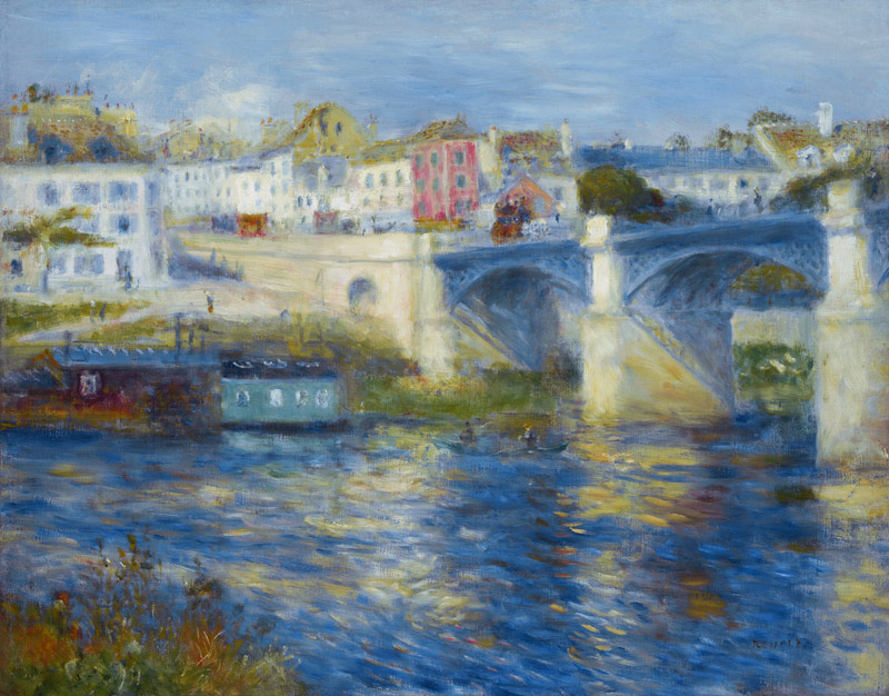 Renoir / Bridge of Chatou / 1875 à Pierre-Auguste Renoir