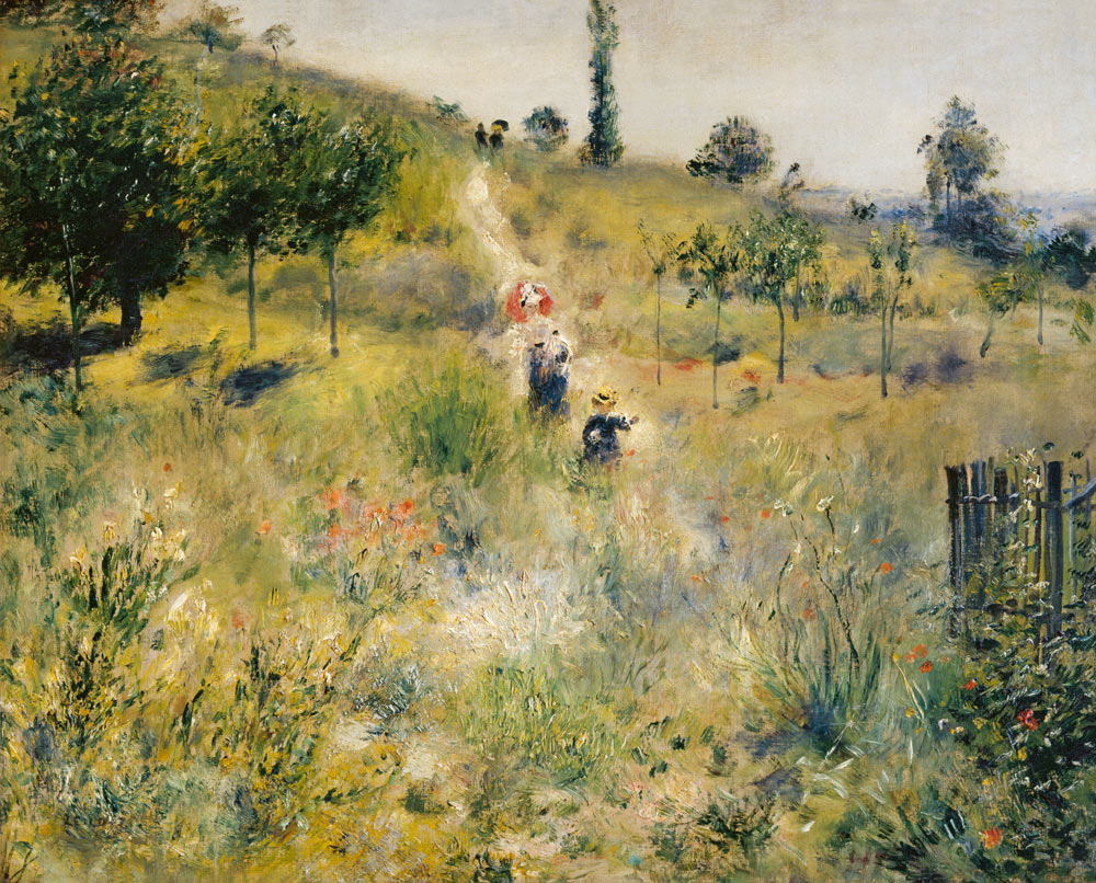 Auguste Renoir, Chemin montant... 1876/7 à Pierre-Auguste Renoir