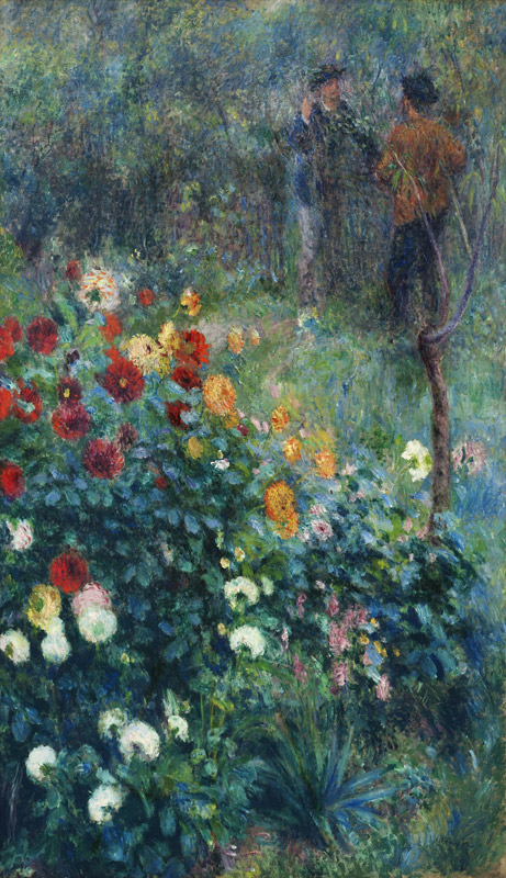 Der Garden an der Rue Cortot, Montmartre à Pierre-Auguste Renoir