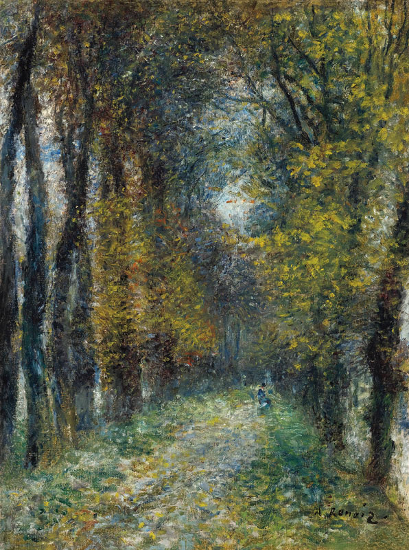 L'allée couverte à Pierre-Auguste Renoir