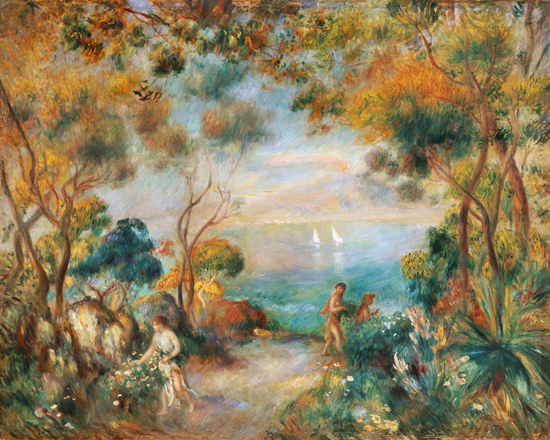 Garden at Sorrento à Pierre-Auguste Renoir