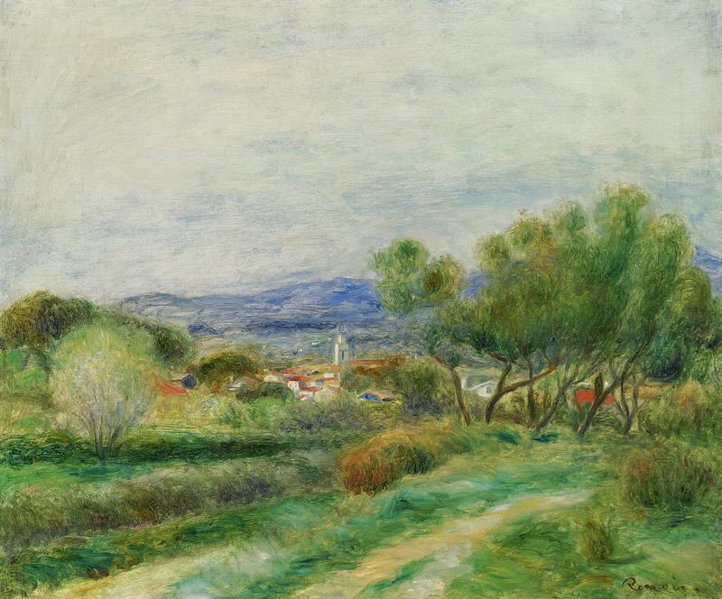 Paysage vert (La Seyne) à Pierre-Auguste Renoir