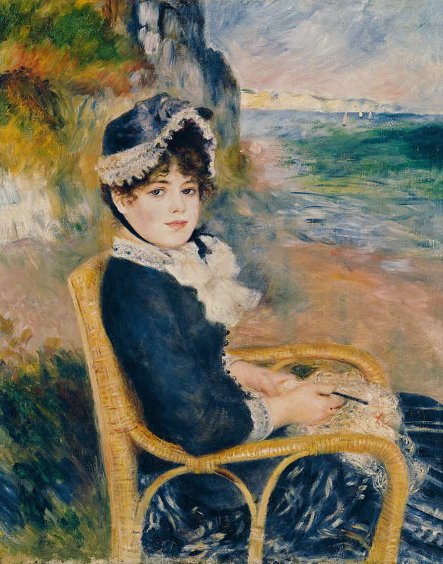 Au bord de la mer à Pierre-Auguste Renoir