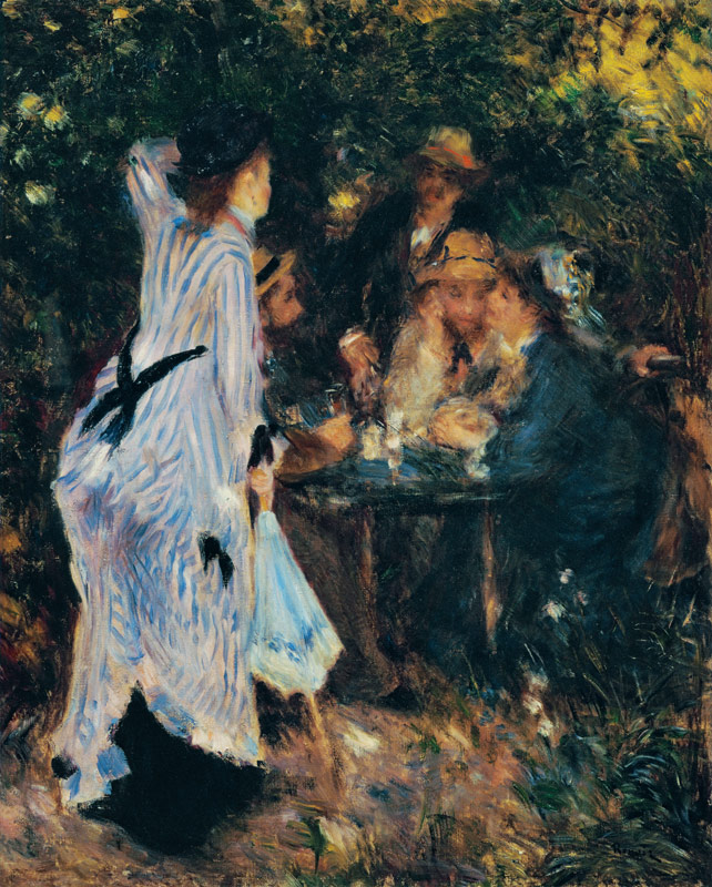 In the Garden, or Under the Trees of the Moulin de la Galette à Pierre-Auguste Renoir