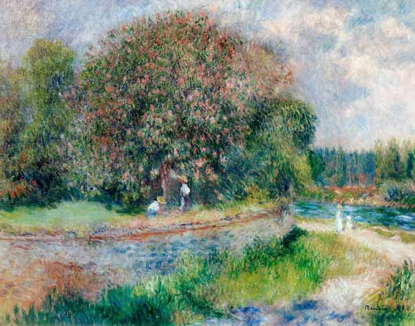 Fleurs de châtaignier à Pierre-Auguste Renoir