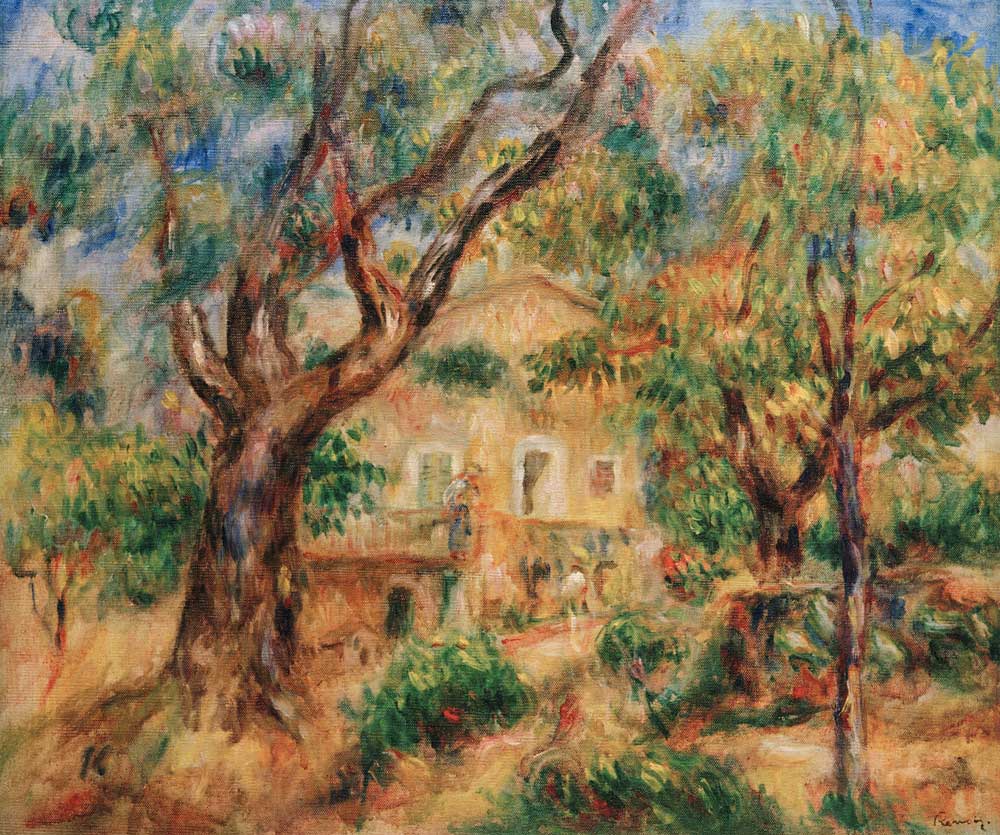 A.Renoir, La Ferme aux Collettes à Pierre-Auguste Renoir