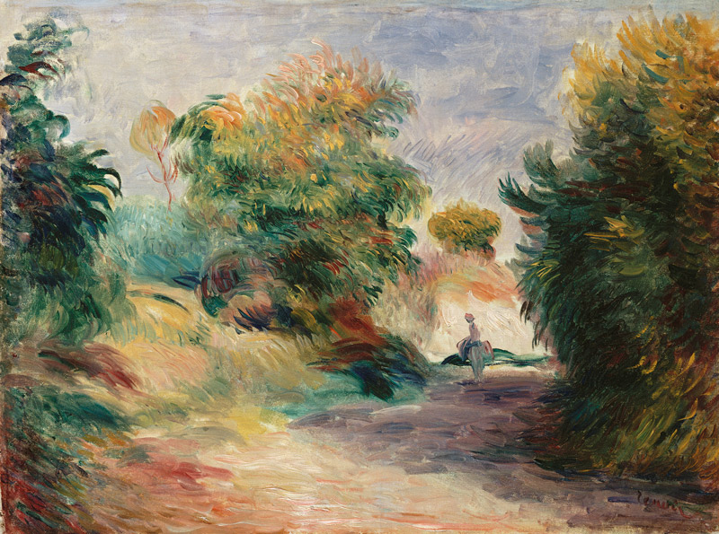 Landschaft bei Cagnes. à Pierre-Auguste Renoir