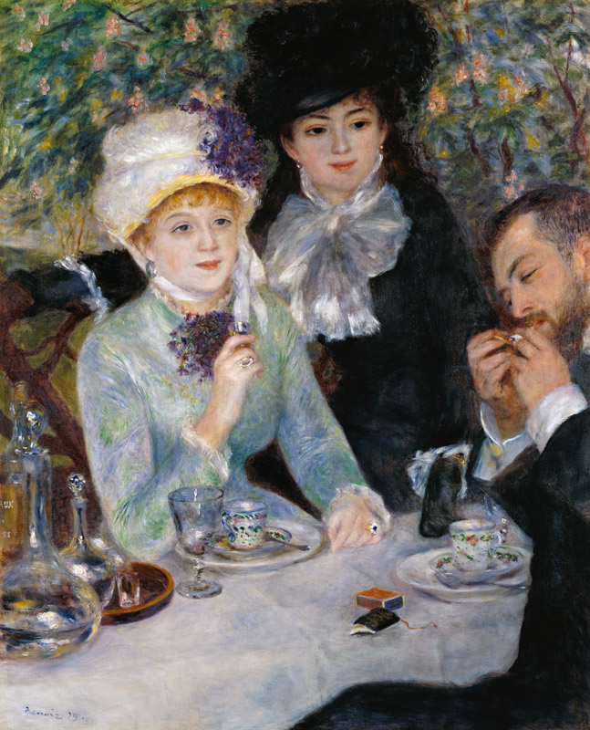 After the Luncheon à Pierre-Auguste Renoir