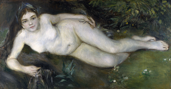 A Nymph by a Stream à Pierre-Auguste Renoir