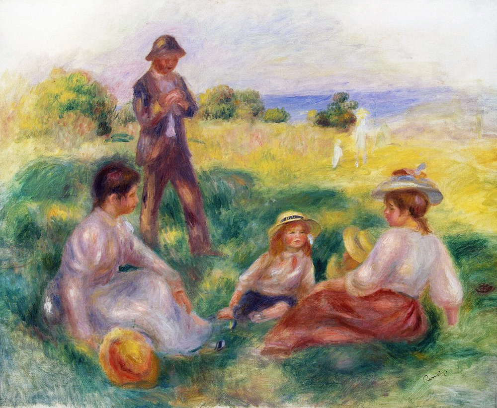 Party in the Country at Berneval à Pierre-Auguste Renoir