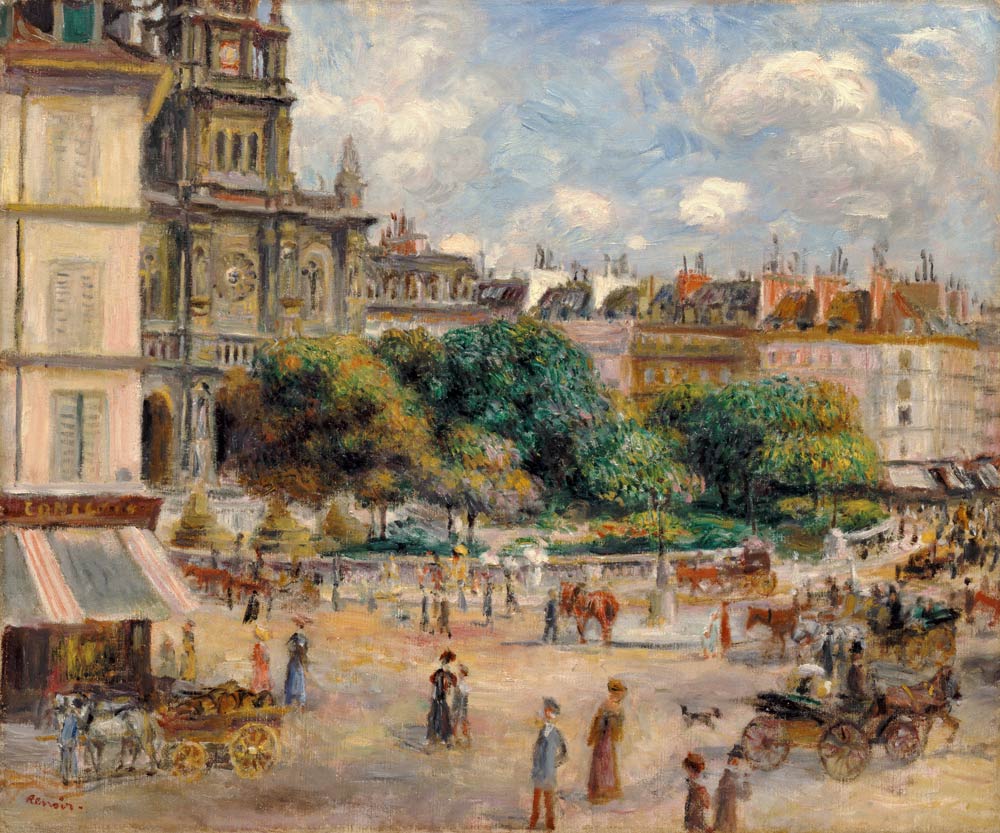 Place De La Trinite à Pierre-Auguste Renoir