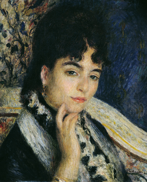 Portrait of Madame Alphonse Daudet (1844-1940) à Pierre-Auguste Renoir
