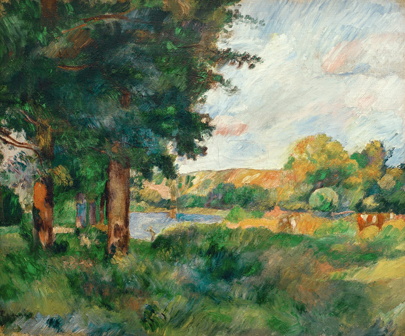Renoir / Ile de France landscape /c.1885 à Pierre-Auguste Renoir