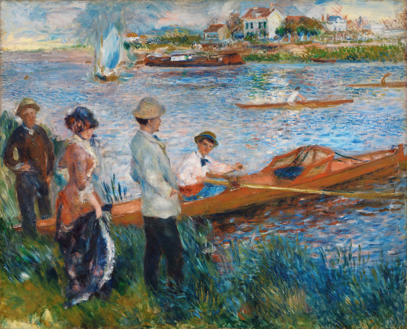 Renoir , Oarsmen near Chatou à Pierre-Auguste Renoir