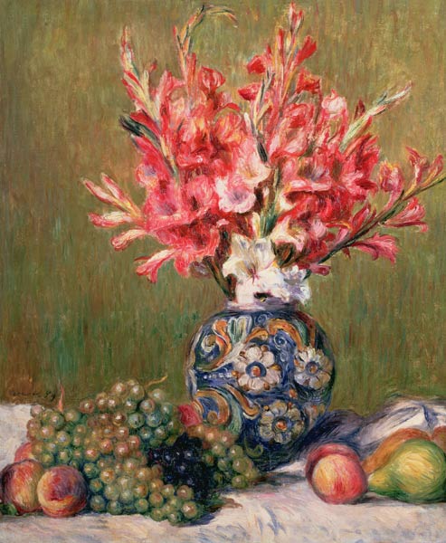 Still life of Fruits and Flowers à Pierre-Auguste Renoir