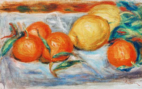 A.Renoir, Stilleben mit Zitrusfrüchten à Pierre-Auguste Renoir