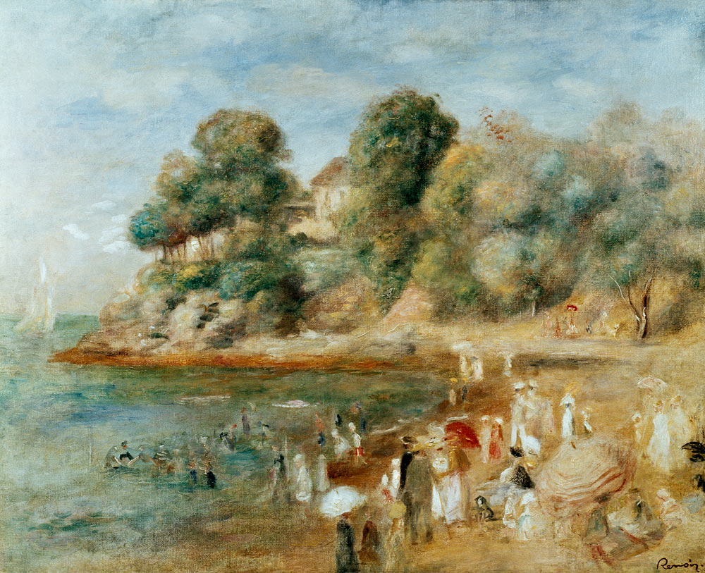 Strand bei Pornic à Pierre-Auguste Renoir