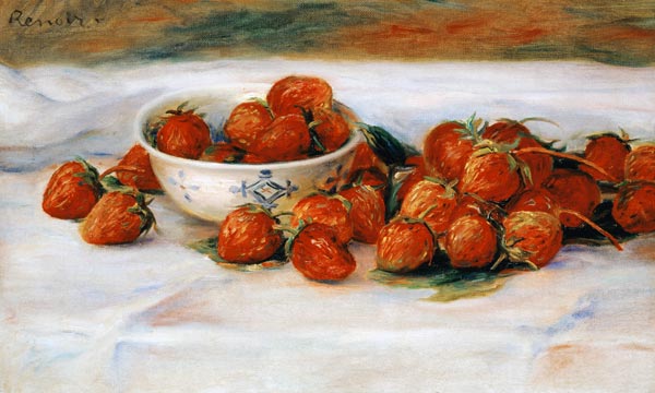Strawberries à Pierre-Auguste Renoir
