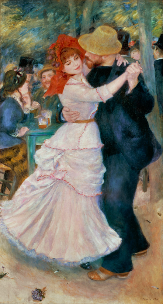 Danse à Bougival à Pierre-Auguste Renoir