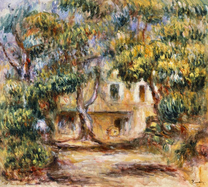 The Farm at Les Collettes à Pierre-Auguste Renoir