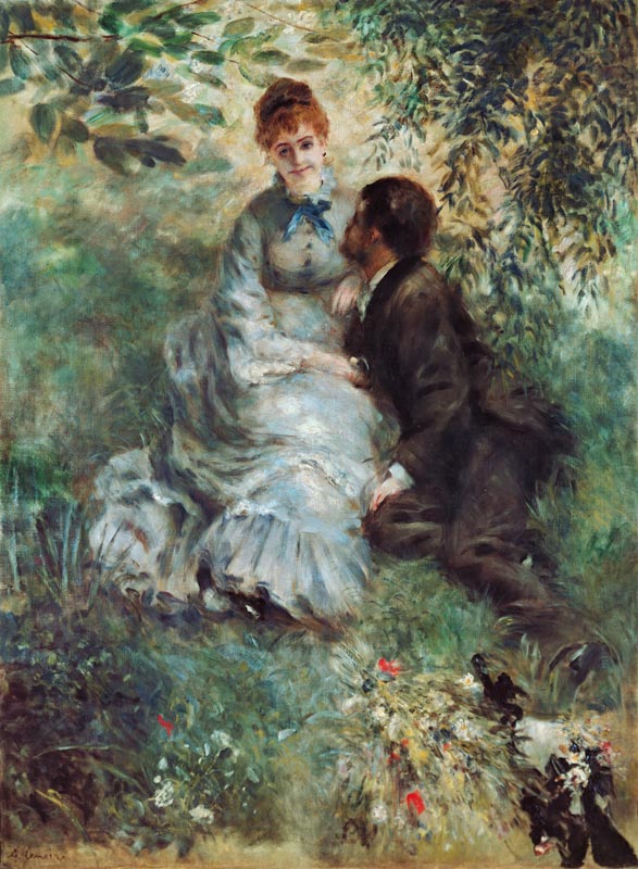 Les amoureux à Pierre-Auguste Renoir