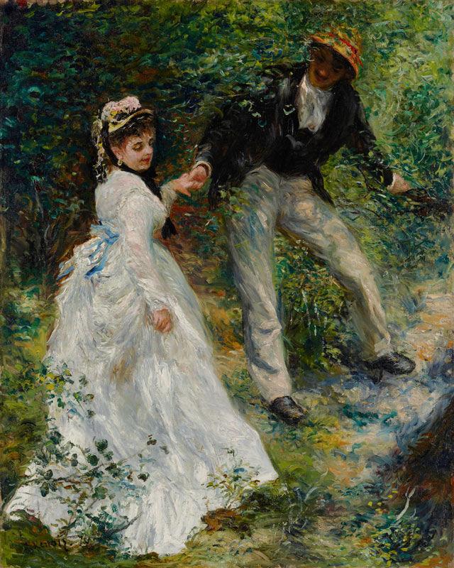 La promenade (1870) à Pierre-Auguste Renoir