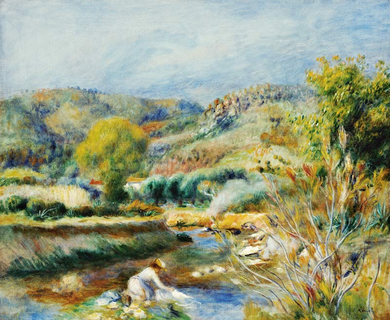 The Washerwoman à Pierre-Auguste Renoir
