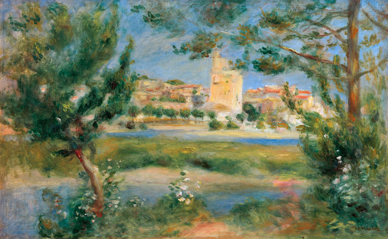 Renoir / Villeneuve-les-Avignon / 1901 à Pierre-Auguste Renoir