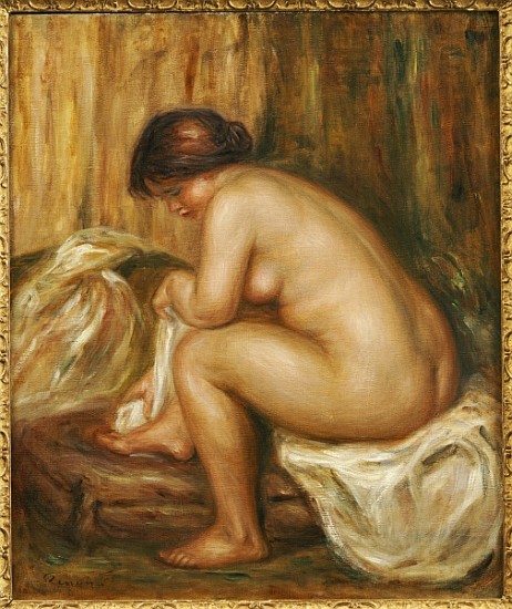 After the Bath, c.1900 à Pierre-Auguste Renoir