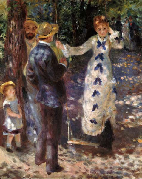 La balancoire 1876 à Pierre-Auguste Renoir