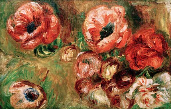 A.Renoir, Die Anemonen à Pierre-Auguste Renoir