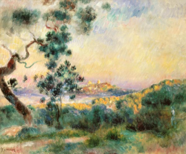 vue d'Antibes à Pierre-Auguste Renoir