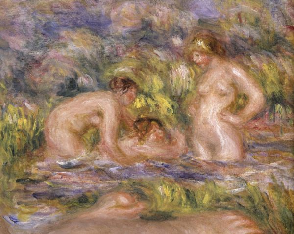 A.Renoir / Bathers / 1918-19 / Detail à Pierre-Auguste Renoir