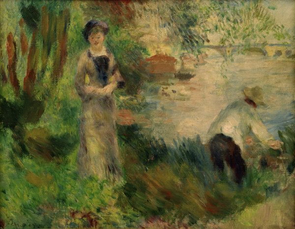A.Renoir, Auf der Ile de Chatou à Pierre-Auguste Renoir