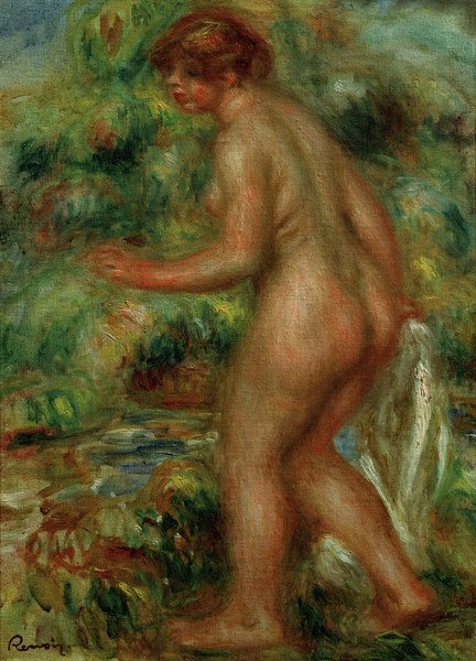 A.Renoir, Badende à Pierre-Auguste Renoir