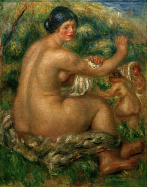 A.Renoir, Nach dem Bad à Pierre-Auguste Renoir