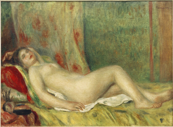 A.Renoir, Ruhender Akt à Pierre-Auguste Renoir