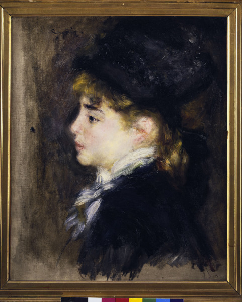 A.Renoir, Weibliches Bildnis (Margot) à Pierre-Auguste Renoir