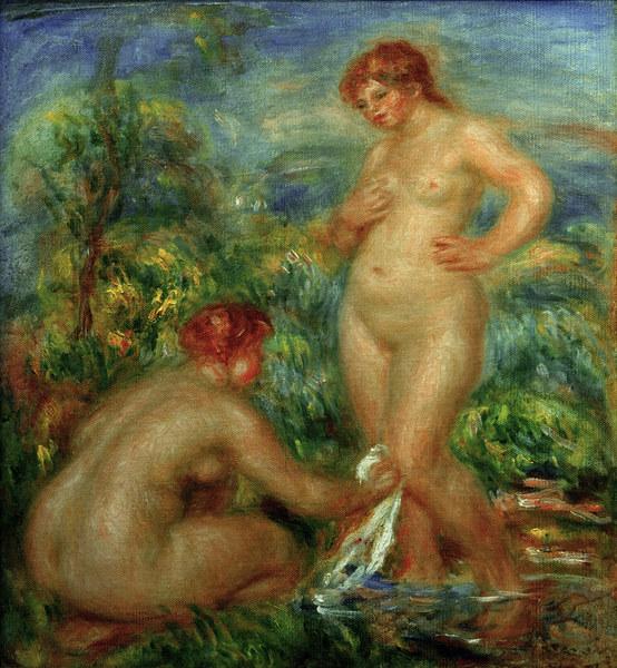 A.Renoir, Zwei Badende à Pierre-Auguste Renoir