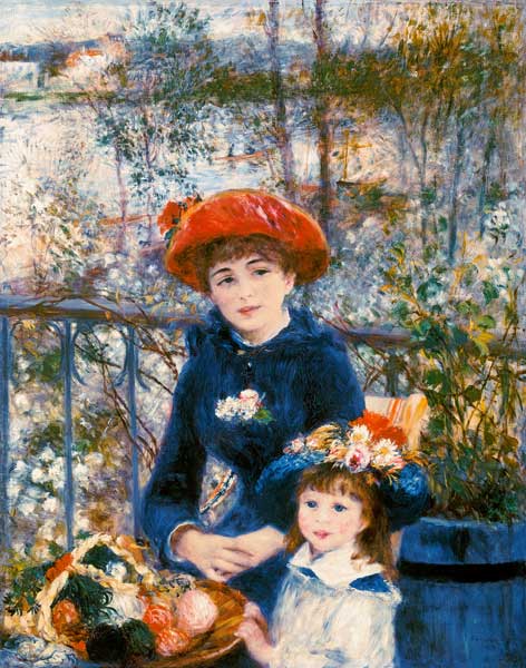 Sur la terrasse à Pierre-Auguste Renoir