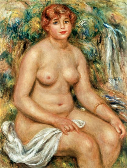 Bain assis à Pierre-Auguste Renoir