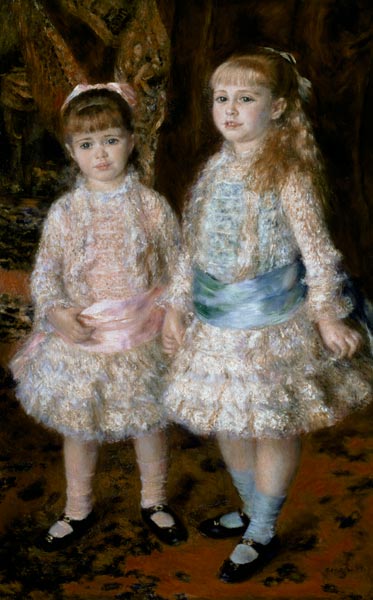 Pink and Blue or, The Cahen d'Anvers Girls à Pierre-Auguste Renoir