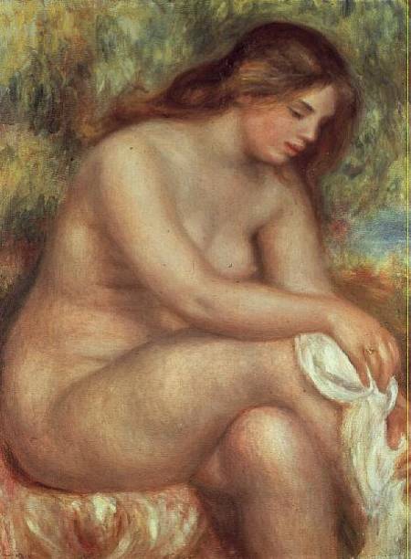 Femme se lavant à Pierre-Auguste Renoir