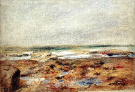 La plage à Martigues à Pierre-Auguste Renoir