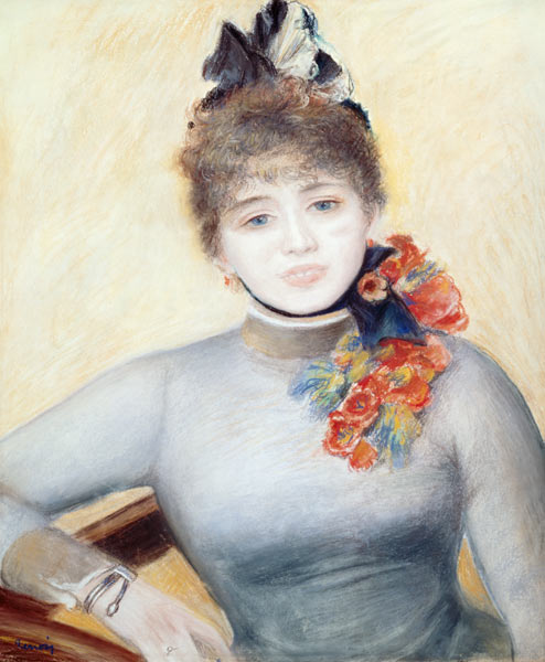 portrait de Caroline Remy (Severine) à Pierre-Auguste Renoir