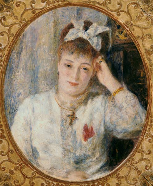 portrait de Marie Murer à Pierre-Auguste Renoir
