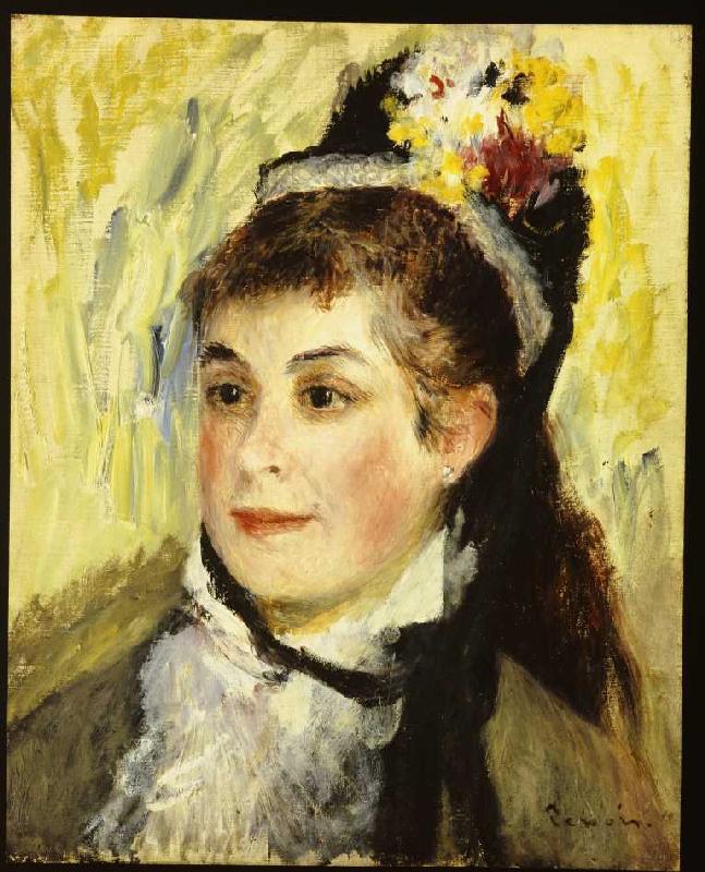 portrait de madame Edmond Renoir à Pierre-Auguste Renoir